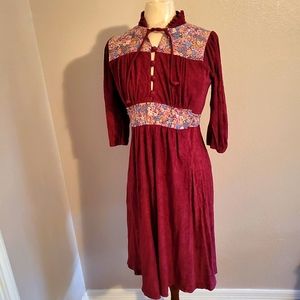 60s Vintage terry cloth dress